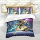 thumbnail image 5 of Metroid Miedo Conjunto de sábanas temático, trío de piezas, cómodo y amigable con la piel, diseño único, regalo de decoración para el hogar para familiares, amigos y fans,173cm *218cm, 5 of 6