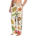 thumbnail image 6 of Hirioo Monkeys in the Jungle for Women's PJ Pajama Pants Sleep Pants Women's Home Trousers with Pockets,S-3XL-3X-Large, 6 of 6