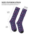 thumbnail image 4 of Sikiie Dance Skull Star 1 Pairs Compression Socks for Men and Women 15-20 mmHg Running Support Socks, 4 of 7
