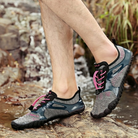 

Breathable Men Women Outdoor Water Shoes Lightweight Refreshing Aqua Boots Anti-Slippery Wear-Resistant Sports Hiking Sneakers