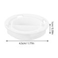 thumbnail image 2 of Phenofice 25pcs Plastic Stopper Replacement Plug Bank Bottom Stoppers White ABS Prevent Coin Loss Home Use, 2 of 8