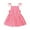 Hot Pink, variant on Odeerbi Toddler Dress Girls Floral Slip Dress Summer Beach Dress Baby Clothes Kids Seaside Sling Skirt Light Blue