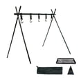 thumbnail image 1 of Estante de almacenamiento plegable Sharpla para acampar negro Estilo C 77 cm x 53 cm x 69 cm, 1 of 8