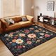 thumbnail image 2 of Alfombra Dukino Floral, 160 x 200 cm, ligera y antideslizante, 2 of 8