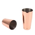 thumbnail image 3 of Cocktail Shaker, Cocktail Bartending Mixer Shaker Rustproof Widely Used Damp Proof Colorfast  For Barbecues Mirror  With Bottom Cup,Gold Plated With Bottom Cup,Copper Plated With, 3 of 8