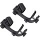 thumbnail image 1 of Drum Microph Clips, 2 Pcs Adjable Drum Hoop Clip Microph Clip H (), 1 of 5