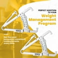 thumbnail image 5 of Skinfold Body Fat Caliper - Skin Fold Body Fat Analyzer and Handheld BMI Measurement Tool Skinfold Caliper Device Measures Body Fat for Men and Women by MEDca - (Pack of 2, White), 5 of 5