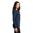 thumbnail image 3 of Port Authority Ladies Concept Stretch Button Front Cardigan-3XL (Dress Blue Navy), 3 of 4