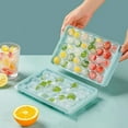 thumbnail image 3 of 66-Grid Ice Cube Ball Maker Tray Sphere Mold With Tong & Baller Scoop Spoon 4Pcs, 3 of 6