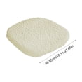 thumbnail image 3 of Velvet Stretch Dining Chair Seat Covers Thick Soft Elastic Chair Cushion Slipcover for Kitchen Dining Room Curved Seat Protector Washable, 3 of 6