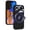 Black, variant on JETeacka Liquid Silicone Case, 360° Spin Magnetic Ring Kickstand, Compatible with iPhone 17 , White