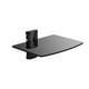 thumbnail image 1 of Repisa flotante de cristal templado, estilo moderno, DIAMOND SINGLE STAND. Soporta 10 kg /36 x 25cm., 1 of 7