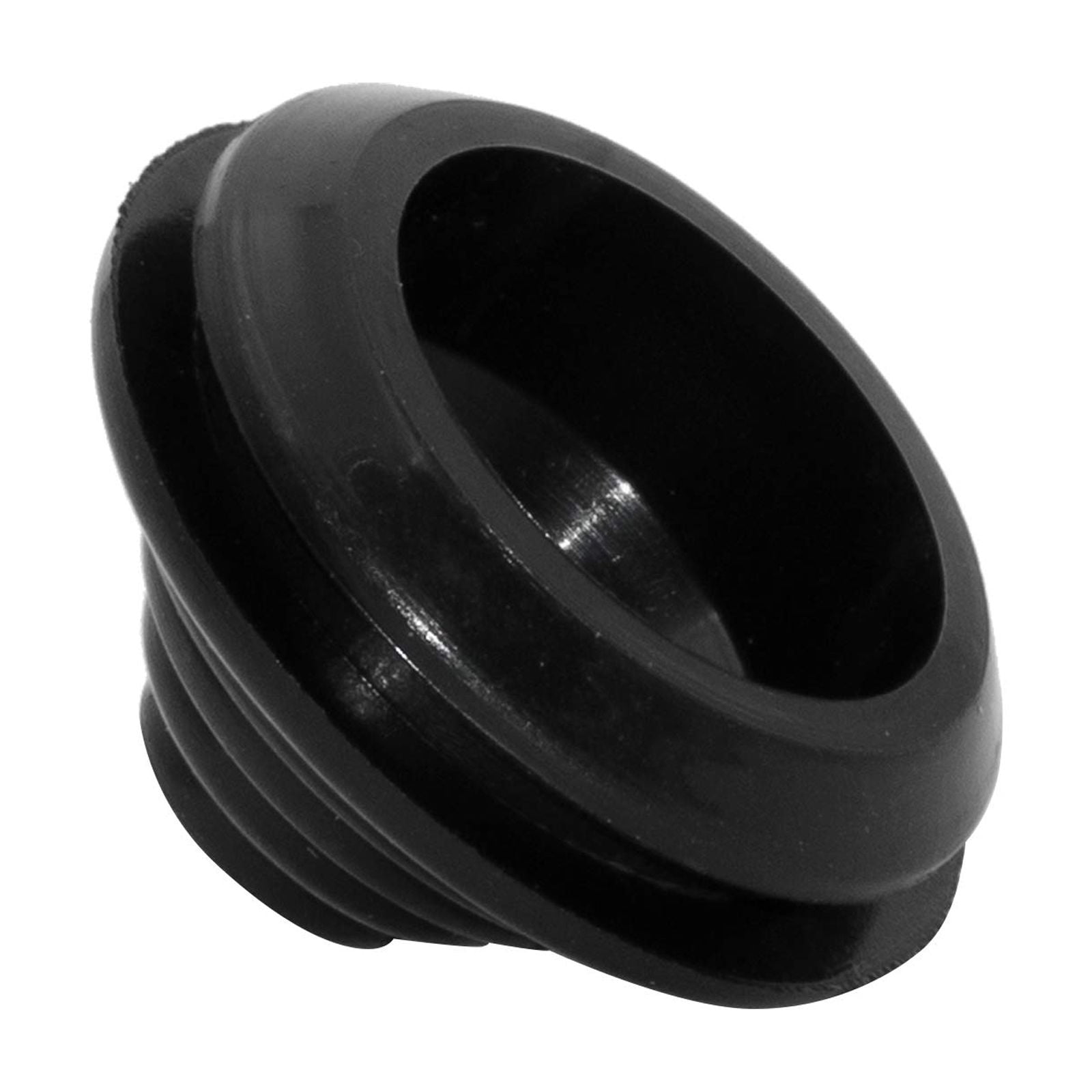 Flyshop 25 mm 1" Tower Shaped Grommet, 20 mm 13/16" ID, 8-Pack Synthetic Rubber Grommets Firewall Hole Plug Wire Protection, Black