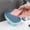 💕Blue_Base#3489, variant on Soap Stand | Soap Box | Self-Draining Soap Dish, Non-Slip Corners, Easy-Clean Design, Portable Bathroom & Kitchen Organizer | Multicolor | 13x8.5x9cm