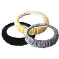 thumbnail image 5 of Walbest Elastic Long Black, 15" in, Anti-Slip, Odorless Short Plush "Steering Wheel Cover", 5 of 6
