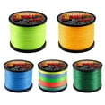 thumbnail image 3 of 300M 500M 1000M 8 Strands 4 Strands 10-80LB PE Braided Fishing Wire Multifilament Super Strong Fishing Line Japan Multicolor GREEN 4 Strands 300M 35LB, 3 of 6