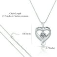 thumbnail image 3 of Inadays Necklaces for Women Jewelry for Women Gifts for Her Infinity Heart I Love You Necklace S925 Sterling Silver Anniversary Birthday Gifts for Mom Wife Girlfriend   Valentine's Day Gift, 3 of 8