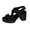 Black_004, variant on Platform Heels for Women Comfy Chunky Block Heeled Sandal Open Toe Ankle Strap Mid Heel Slingback Sandals Summer Pary Dress Shoes Beige 10（EU-43）