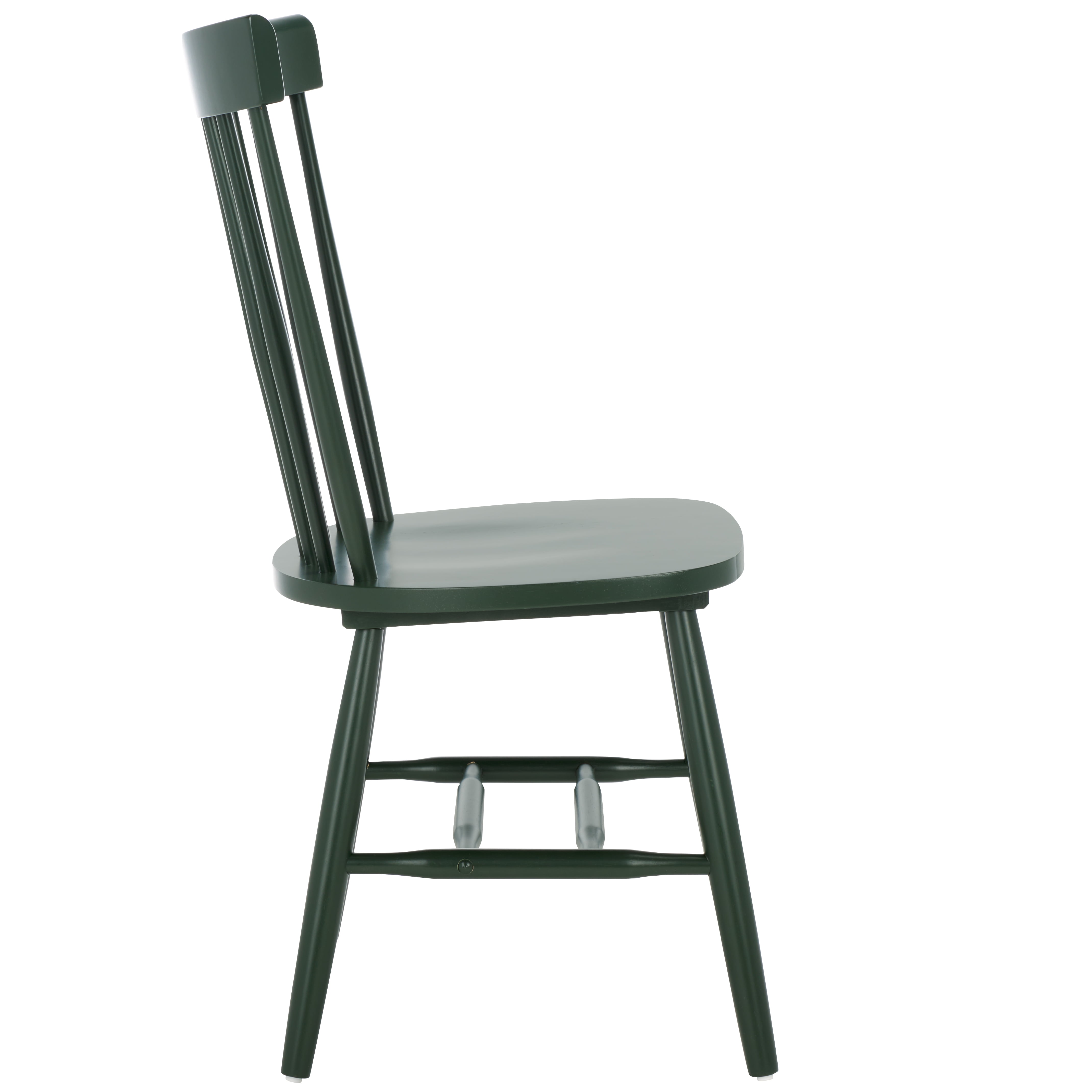SAFAVIEH Parker Country Wood Solid Dining Parsons Chair, Garden Green (Set of 2)