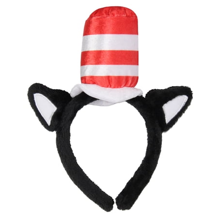 Dr. Seuss Cat In The Hat Costume Hair Accessories Headbands For Women Men