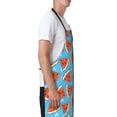 thumbnail image 2 of Uemuo Cartoon Watermelon Pattern Waterproof Apron Adjustable Dishwasher Apron- Apron for Women Men Heavy Duty Work Apron for Dishwashing Chemical Lab, 2 of 9