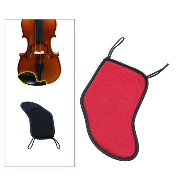 Soft Cover Protector Violin Shoulder Pad Violin Chin Shoulder Rest Pad, 1 4 1 8 1 32 Violin Chin Rest Pad