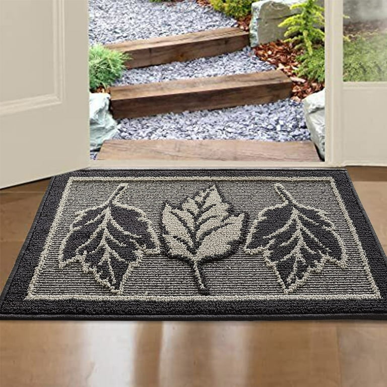 0.15 Ultra Thin Front Door Mat Indoor Entryway Area Rug for Inside Entry,  Non Slip Rubber Interior Door Mats Entrance Home (Color : #8, Size 