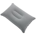 thumbnail image 2 of 2X Almohada Inflable del Aire Plegable Portátil Al Aire Libre Cojín de Doble Cara para Hotel Avión Viaje Caliente En El Mundo Gris, 2 of 8