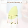 thumbnail image 5 of Unique Bargains Circular Beauty Egg Holder Makeup Sponge Case Drying Stand Cosmetic Egg Holder Gold Tone, 5 of 7