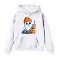 thumbnail image 6 of KPOPLK Girl Zip up Hoodie Sweatshirt Soft Fuzzy Fleece Jacket with Pocket for Girls 5-52 Years(6-7 Years,White), 6 of 6
