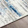 thumbnail image 6 of Mood Blue 5'3" x 7' Modern Rectangle Area Rug, 6 of 6