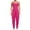 Hot Pink, variant on jjayotai Womens Athletic Romper, Workout Hiking Jumpsuit Running Outfit One Piece Activewear with Pockets Army Green XL