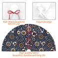thumbnail image 4 of Picia Nautical Print Christmas Tree Skirt , Christmas Tree Skirt Ornaments for Merry Christmas Holiday Party Decorations Indoor Outdoor-36", 4 of 7