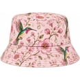 thumbnail image 2 of Basysin Vintage Print Bucket Hat Lightweight Breathable Sun Hat Fashion Wide Brim Fisherman Cap Outdoor Travel Beach Daily Holiday Hat, 2 of 5