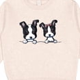 thumbnail image 3 of Inktastic Boston Terriers (dark Apparel) Toddler Sweatshirt, 3 of 4