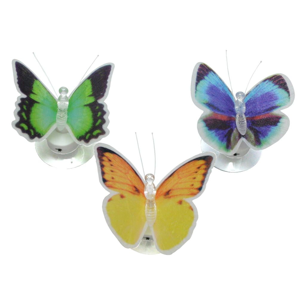 Gerson 177591 3.25" Battery Operated Acrylic Butterfly Fiber Optic