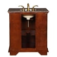 thumbnail image 6 of Silkroad Exclusive Traditional Baltic Brown Granite Bathroom Vanity- Single Sink - 33 in. Wide, 6 of 6