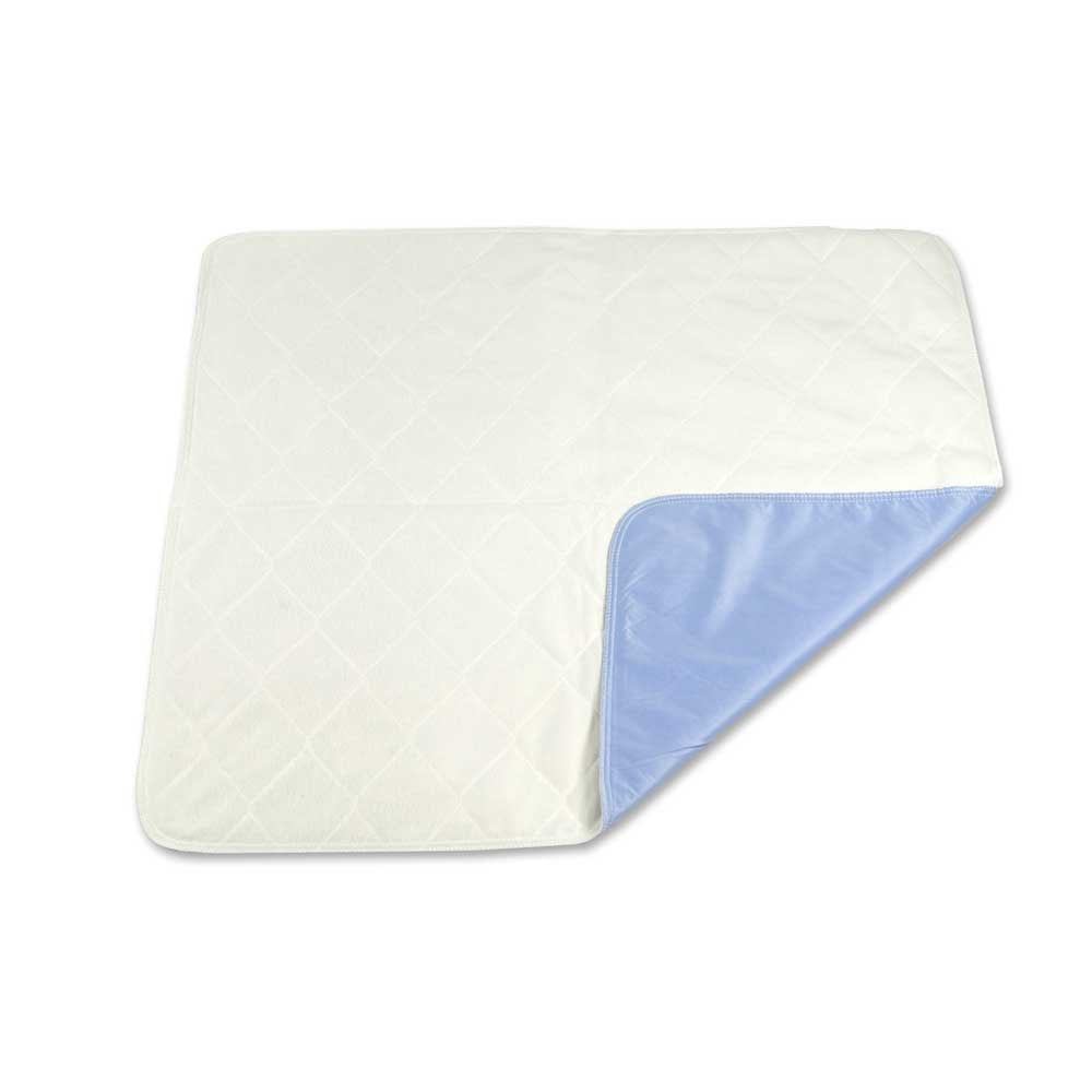 Platinum Care Pads Extra-Absorbent Washable Underpad,blue and White, 34x36 in., Each