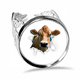 thumbnail image 1 of Anillo de compromiso de boda de amor ajustable Unbranded M, 1 of 3