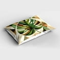 thumbnail image 2 of Ambesonne Monstera Pillow Sham, Nature Boho Scandinavian, 26" X 20", Fern Green Sepia and Cocoa, 2 of 2