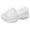 White, variant on Platform Slippers for Women Open Toe Quilted Band Wedge Sandals Slip on Comfy Arch Support HIgh Heeled Slides White Size 6.5