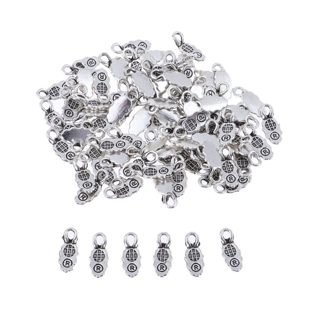 Accesorios de joyería Vintage Sunnimix Colgante antiguo color plata