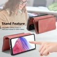 thumbnail image 3 of for Samsung Galaxy A55 Case Wallet, Detachable Magnetic 2-in-1 Wallet Flip Case for Women Men with RFID Blocking Card Slots Zipper Pocket Kickstand PU Leather Cover for Galaxy A55, Pink, 3 of 11