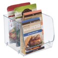 thumbnail image 4 of iDesign Linus Clear Medium BPA-Free Stacking Organizer Bin for Kitchen, Pantry, Office, Bathroom, 6" x 6.25" x 5.25", 4 of 5