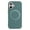 Green, variant on Allytechgroup iPhone 16 Case with Magnetic Ring, Compatible with Magsafe Slim Back Cover Flannel Inner Lining Shockproof Protective Phone Case for Apple iPhone 16, Darkblue