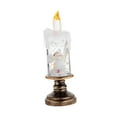thumbnail image 3 of yotijay Christmas Snow Globe Candle LED Flameless Candle Glittering Christmas Decoration Angel, 3 of 9