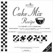 Moda Cake Mix Recipe #5 ~44 recipe cards will make 176, 3 1/2''HST & 3 1/2'' 4 Patches