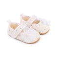 thumbnail image 4 of Cenuakty Baby Girls Cute Moccasinss Pearl Flower Soft Sole Flats Shoes First Walkers Non-Slip Spring Fall Princess Shoes, 4 of 6