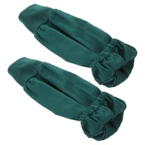 ELAYARD 1Pair Green Cotton Protective Arm Sleeves Breathable Elastic Oversleeves for Outdoor Use
