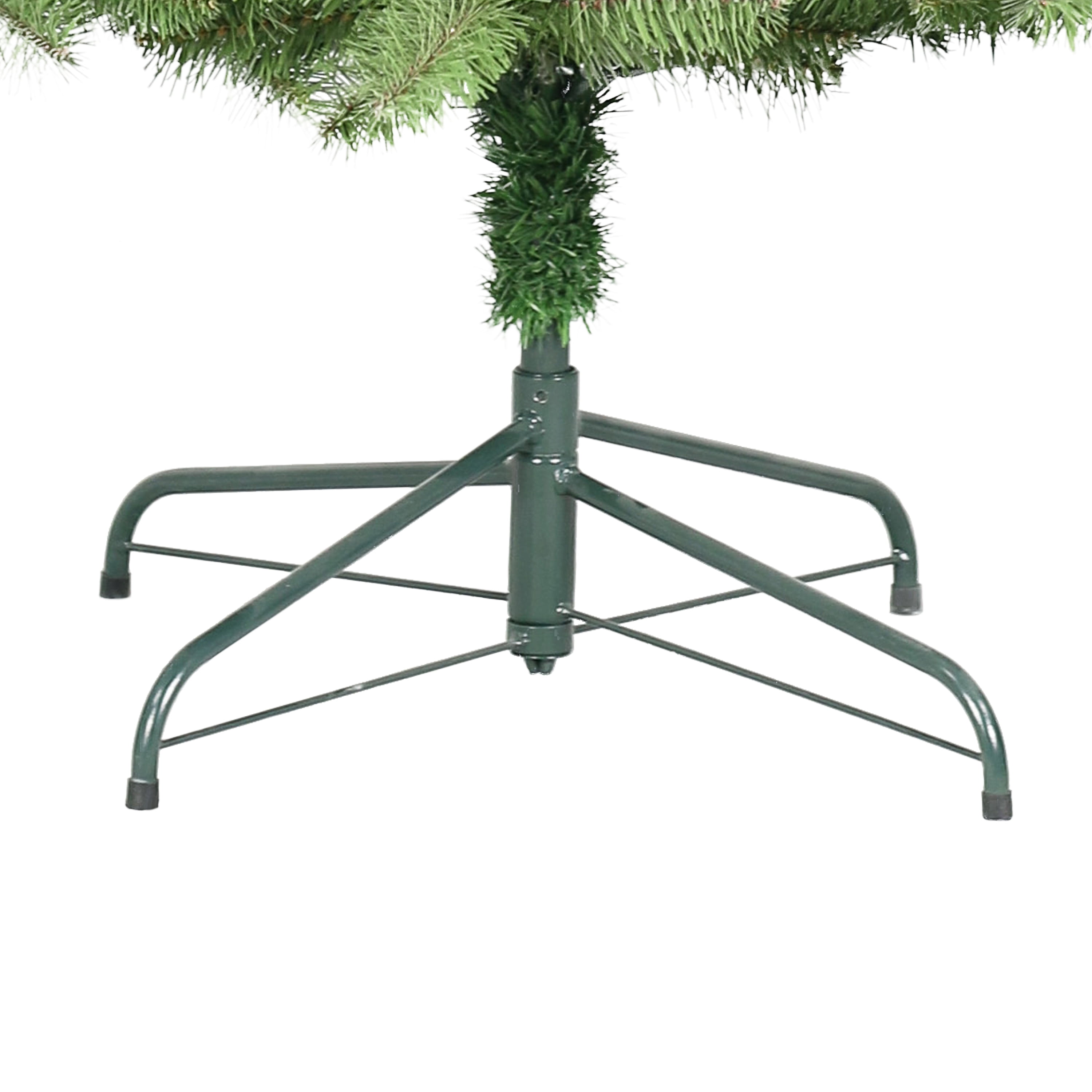 Puleo International 6.5 ft Pre-Lit Teton Artificial Pine Tree 955 Tips with 400 Clear LED Lights